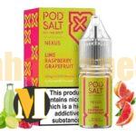 سالت رزبری گریپ فروت لیمو پاد سالت <br><span>Pod Salt Nexus Lime Raspberry Grapefruit 30ml</span>